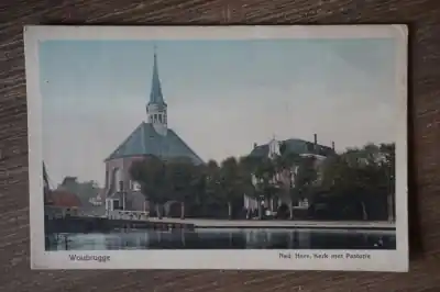 Woubrugge Ned Herv Kerk met pastorie Kup teraz