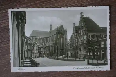 Leiden Hooglandschekerk met Weesthuis Kup teraz