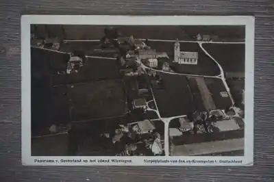 Wieringen Panorama van Oosterland op het eiland Wieringen Verblijfplaats van den ex Kroonprins van Duitsland Kup teraz